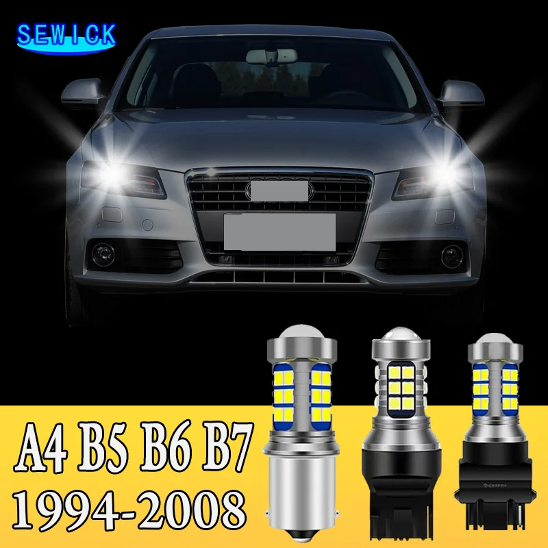 2x Dual Mode LED Turn Signal+Daytime Running Light DRL Accessories For Audi A4 B5 B6 B7 1994-2008 2001 2003 2004 2005 2006 2007