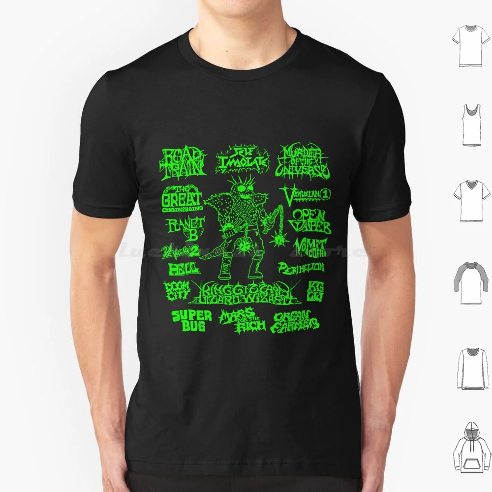 King Gizzard Metal T Shirt Cotton Men Women Diy Print Kglw King Gizzard And The Lizard Wizard Kgatlw King Gizzard Psychedelic