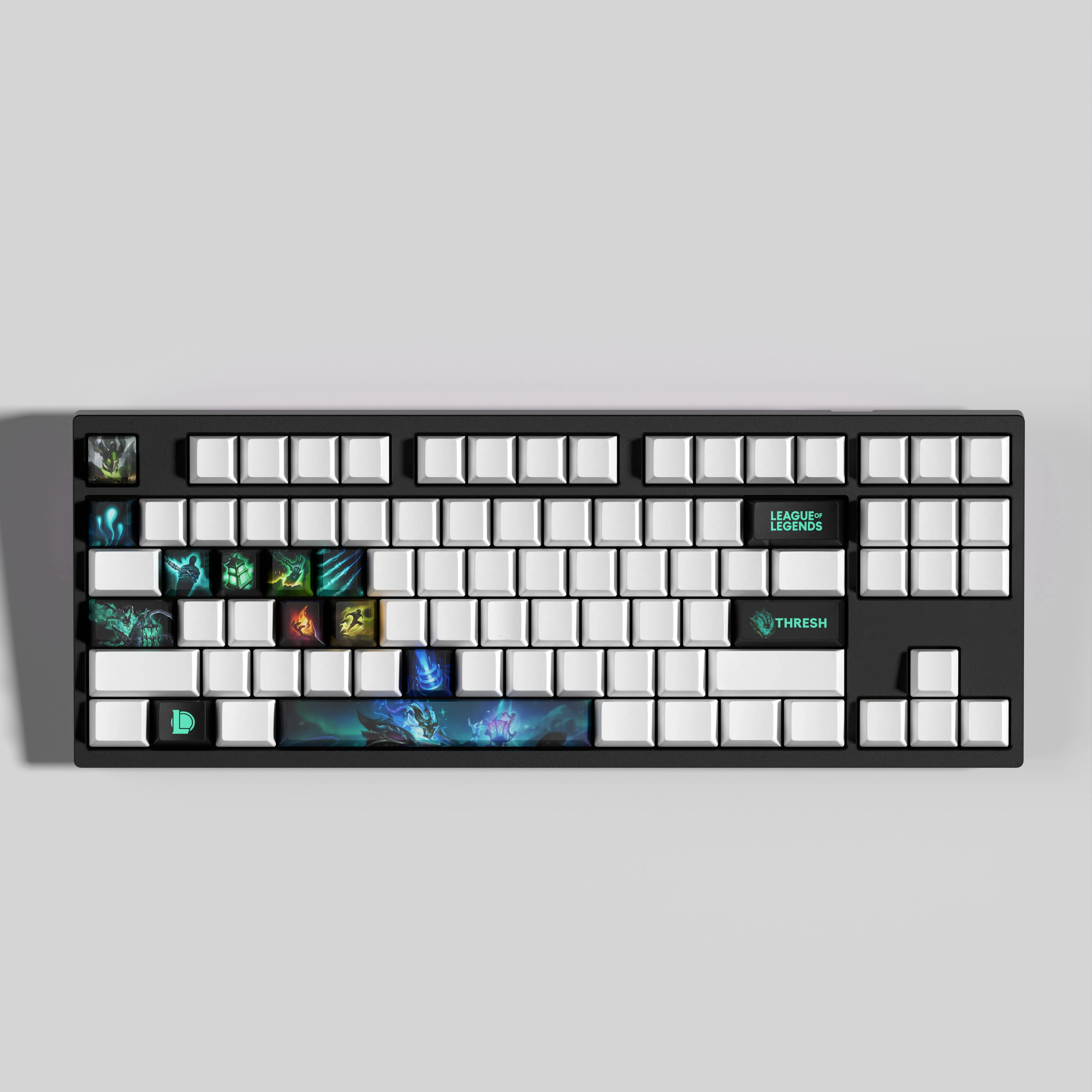 THRESH KEYCAPS New design 14KEYS League of Legends keycaps14KEYCAPS  OEM Profile Keycaps for mechanical keyboard