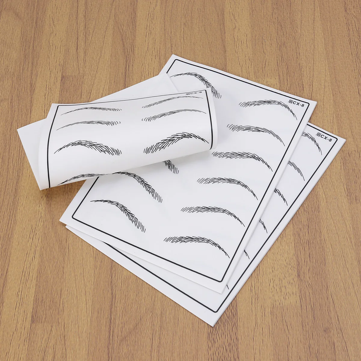

Eyebrow Practice Skin Fake Flexible Training Surface Microblading Thick Double Sided Tattoo Tool