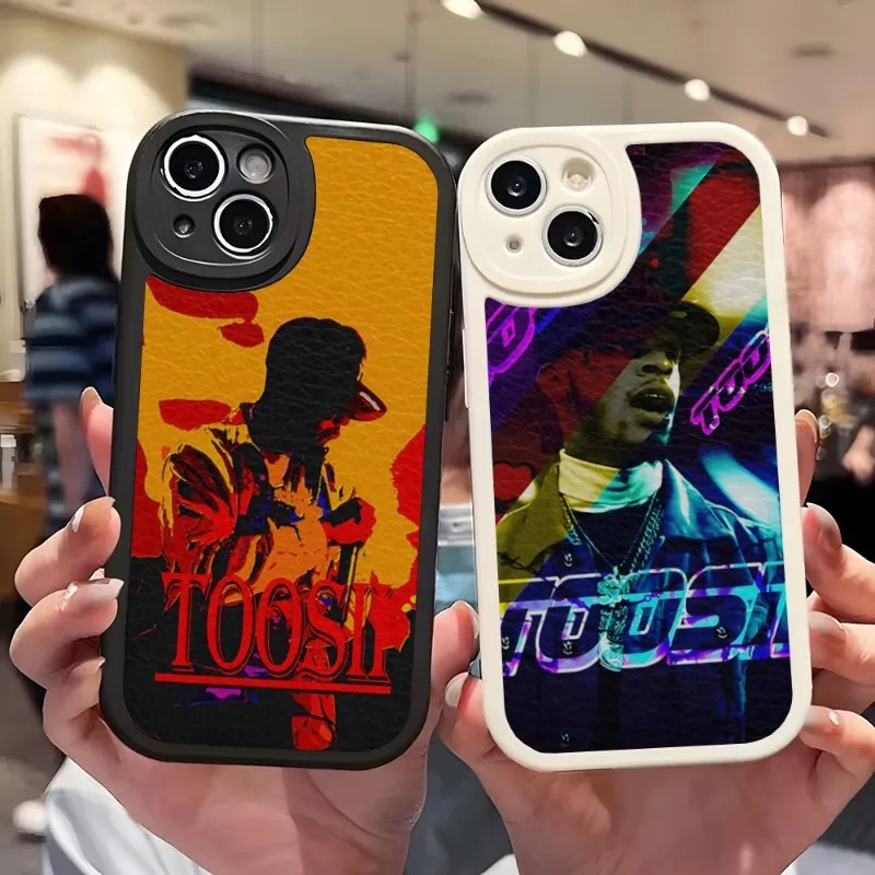 Toosii Rapper Phone Case For Apple Iphone 14 Pro Max 11 13 12 Mini X Xr Xs 7 6 8 Puls Se Lambskin Silicone Cover