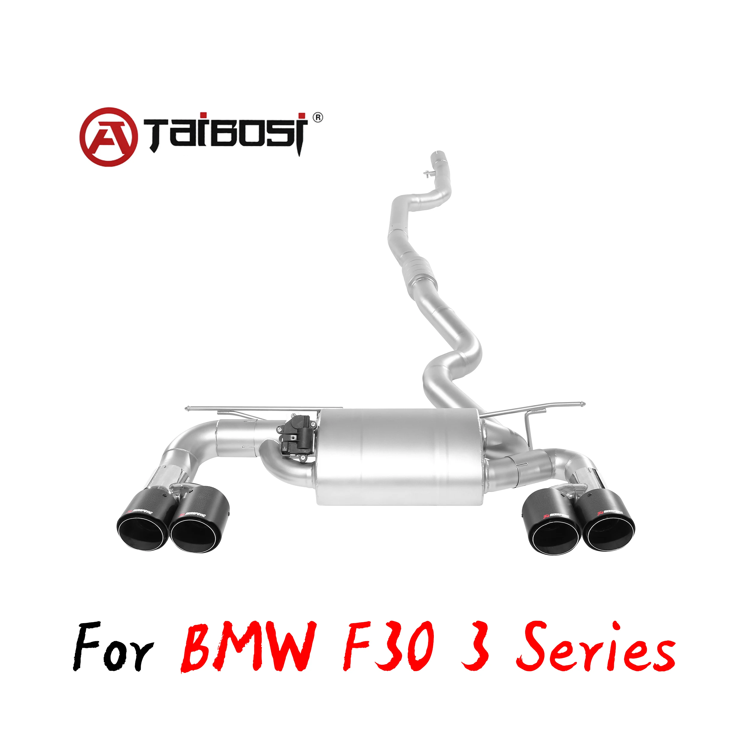 

Taibosi For BMW 320i 328i 330i F30 N20 B48 2.0 Performance Catback Exhaust Electric Valve Stainless Steel Muffler Remote Control