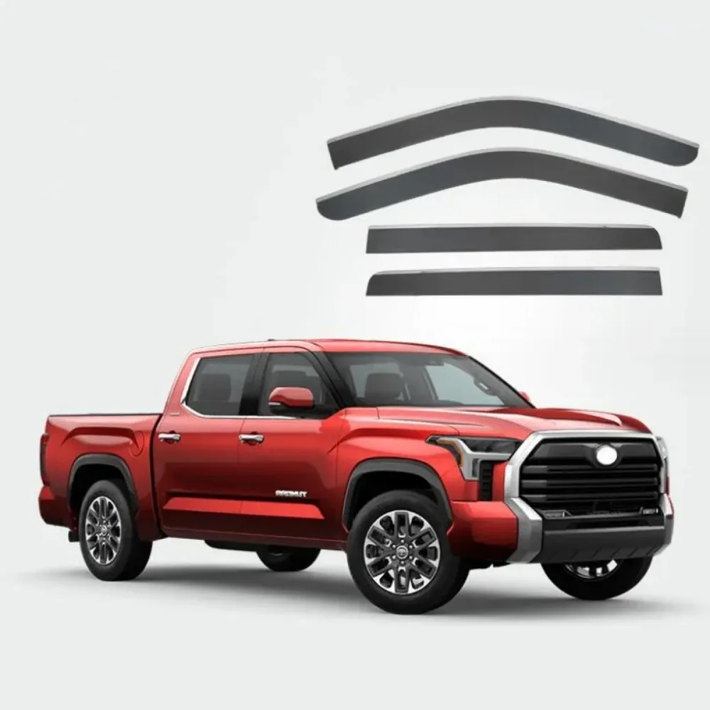Window Visor Rain Exterior Part Body Kit Accessories For Toyota Tundra 1999 2000 2001 2002 2003 2004 2005 2006 2007 2008 2009-20