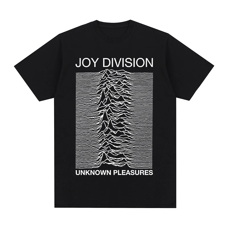 Joy Division UNKNOWN PLEASURES camiseta Vintage para hombre, ropa de calle informal a la moda, Camiseta de algodón, camisetas para mujer