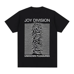 Joy Division UNKNOWN PLEASURES Vintage t-shirt Fashion Casual Streetwear Cotton Men T shirt New TEE TSHIRT Womens tops