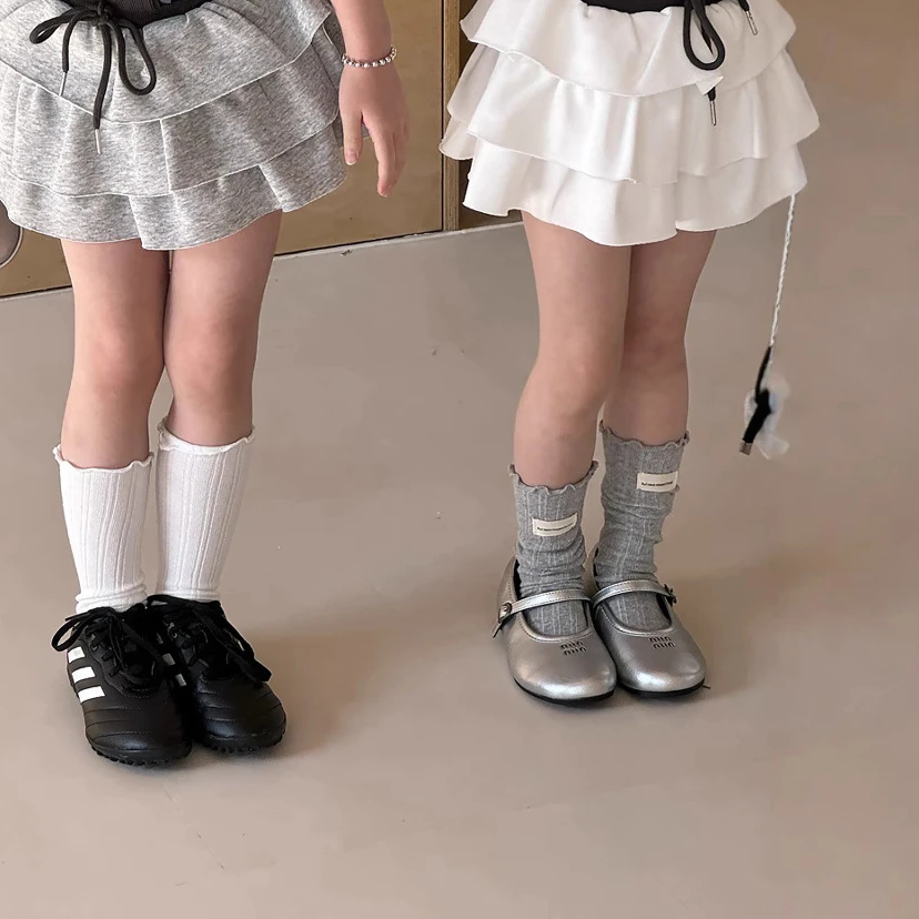 

Cake Skirt Girls Summer New Korean Fashionable Cute Solid Color Simple Casual Cake Skirt Kids Clothes Girls