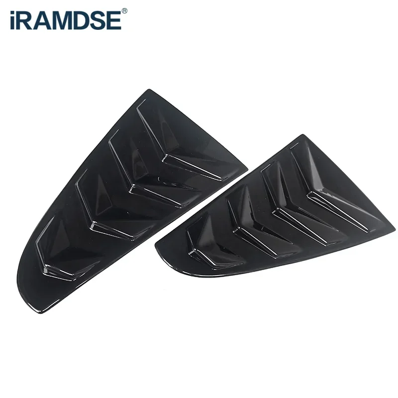 Quarter Side Window Louver Scoop Cover Vent Carbon Surface Spoiler Decorative Accessories for VW ARTEON Passat CC 2009 - 2018