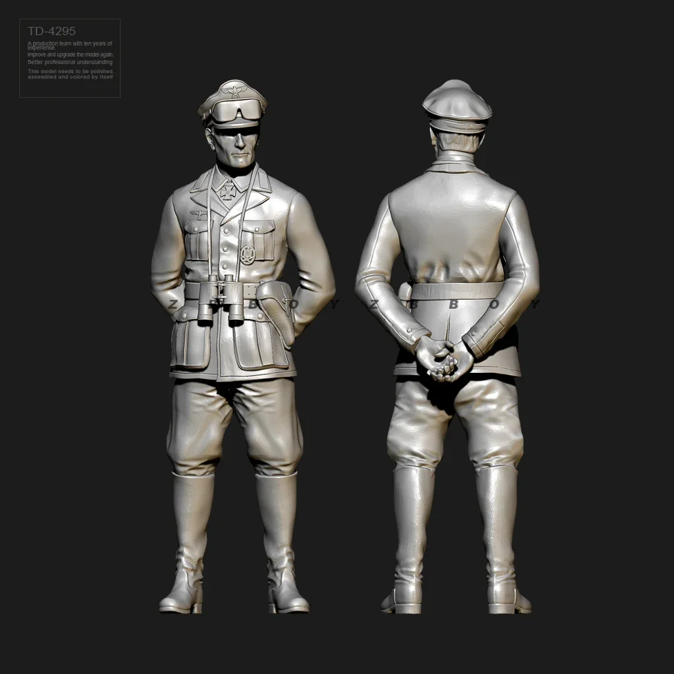 1/35 50 mm Resin Soldier Modellbausatzfigur farblos und selbst zusammengebaut TD-4295