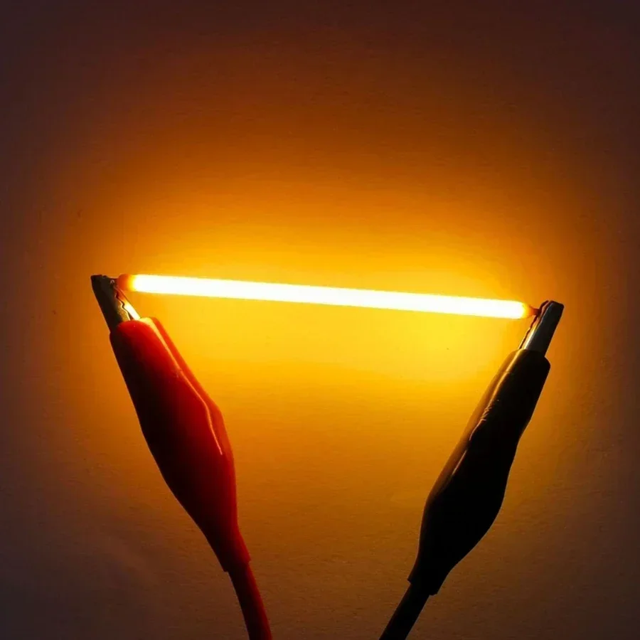 5 ~ 100 STKS Per Doos 3 V 38mm LED Filament Multicolour COB Edison Gloeilamp Gloeilamp Diodes Accessoires Vakantie Verlichting