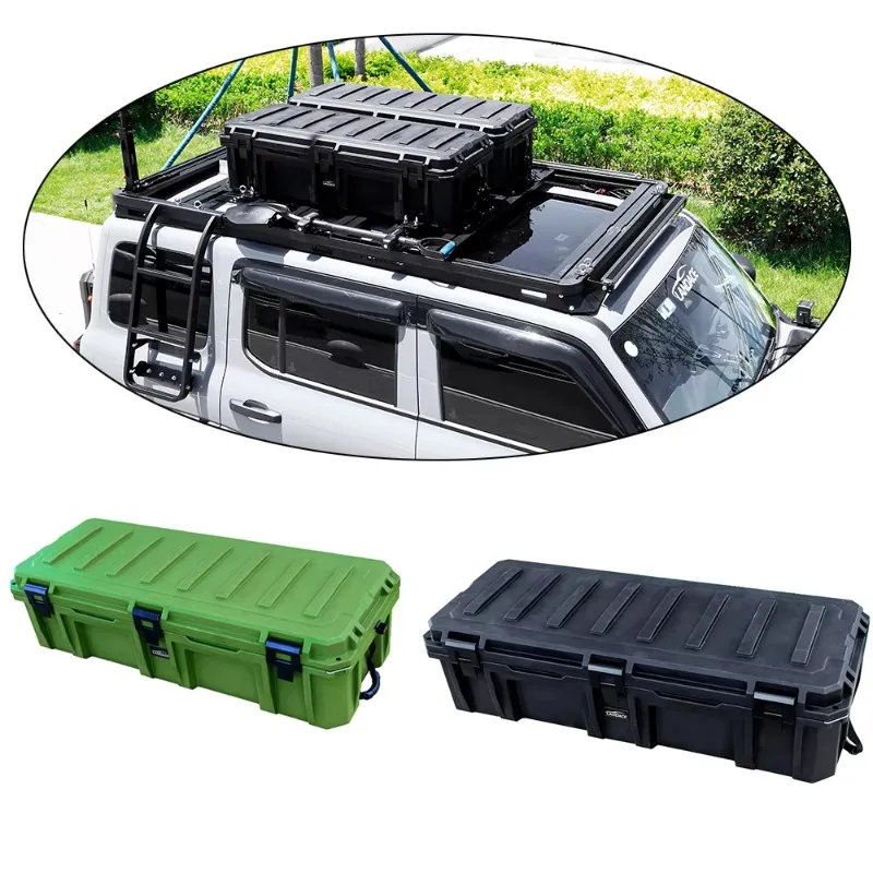 Camping Accessories Off-Road Experience Outdoor Gear and Equipment Storage Overland Cargo Hard Roof Box