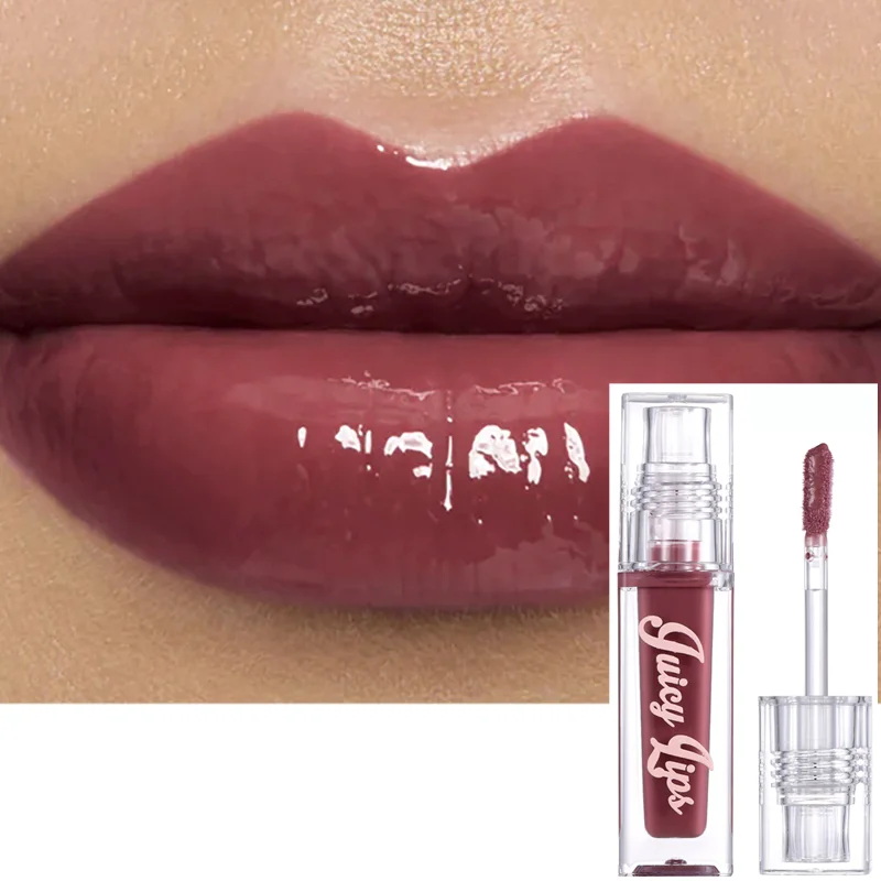 Hydrating Crystal Lip Oil - Plumping & Moisturizing Gloss พร้อมเฉดสีสําหรับทุกสภาพผิว