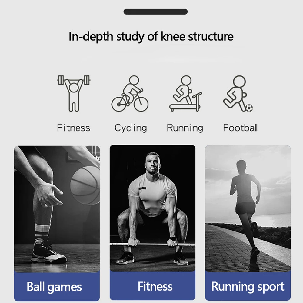 2 Premium-Kniebandage-Stützhülsen – Kompression für Laufen, Fitnessstudio, Sport – atmungsaktiv und schmerzlindernd für Arthritis, Männer und Frauen – Detail 11
