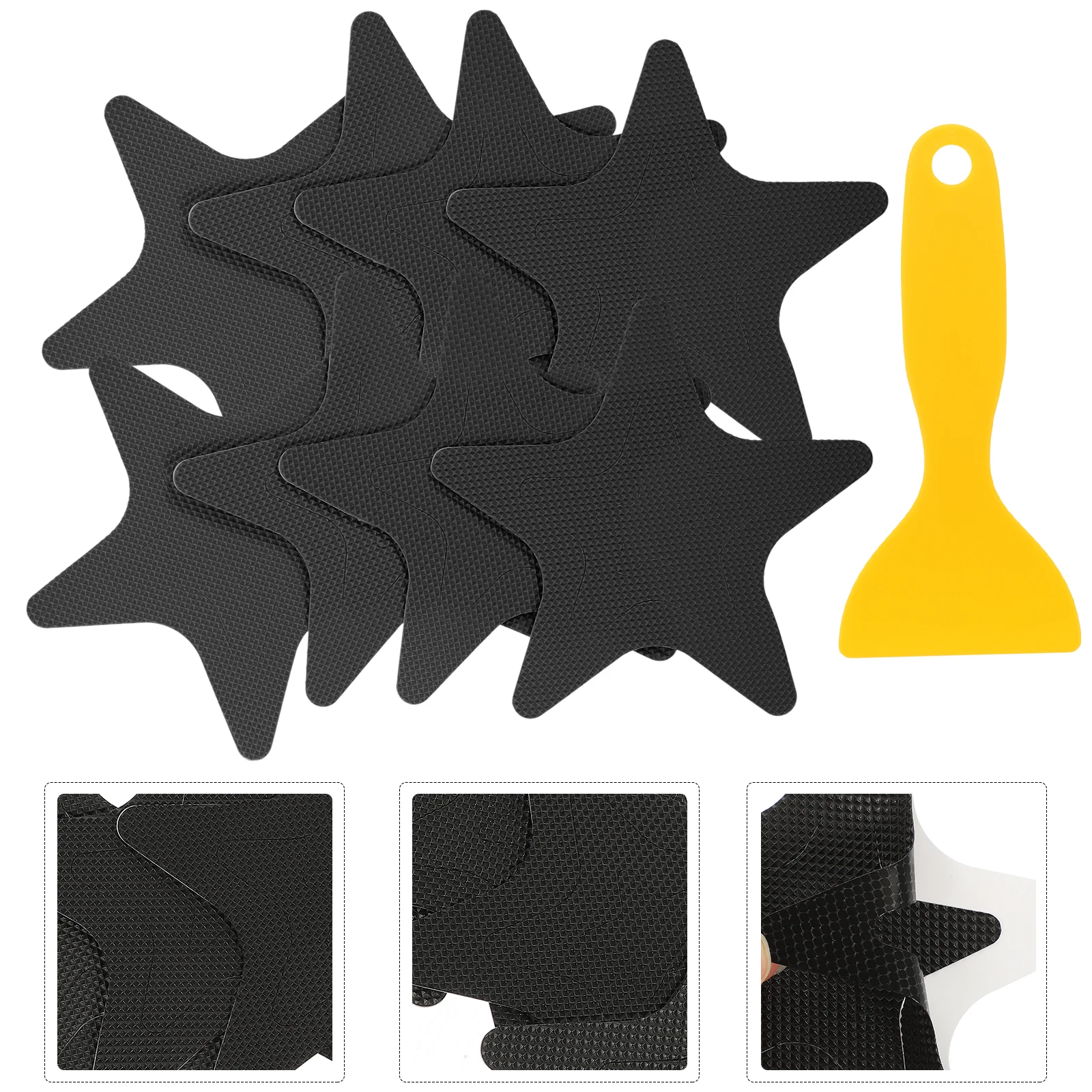 

Non-slip Stickers Bathtub Nonslip Decals Star Floor Non-s Anti-slip Tomorrow Shaped Antislip Tape