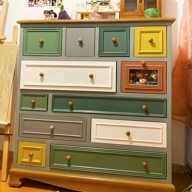 

American chest, solid wood bedroom locker