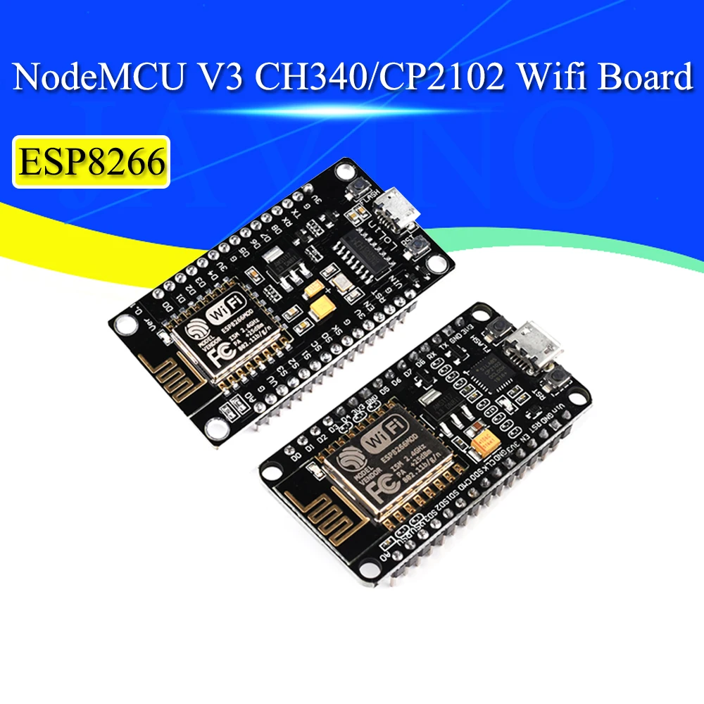 Módulo Inalámbrico CH340 CH340G / CP2102 NodeMcu V3 V2 4M Lua WIFI Placa de Desarrollo de Internet de las Cosas Basada en ESP8266