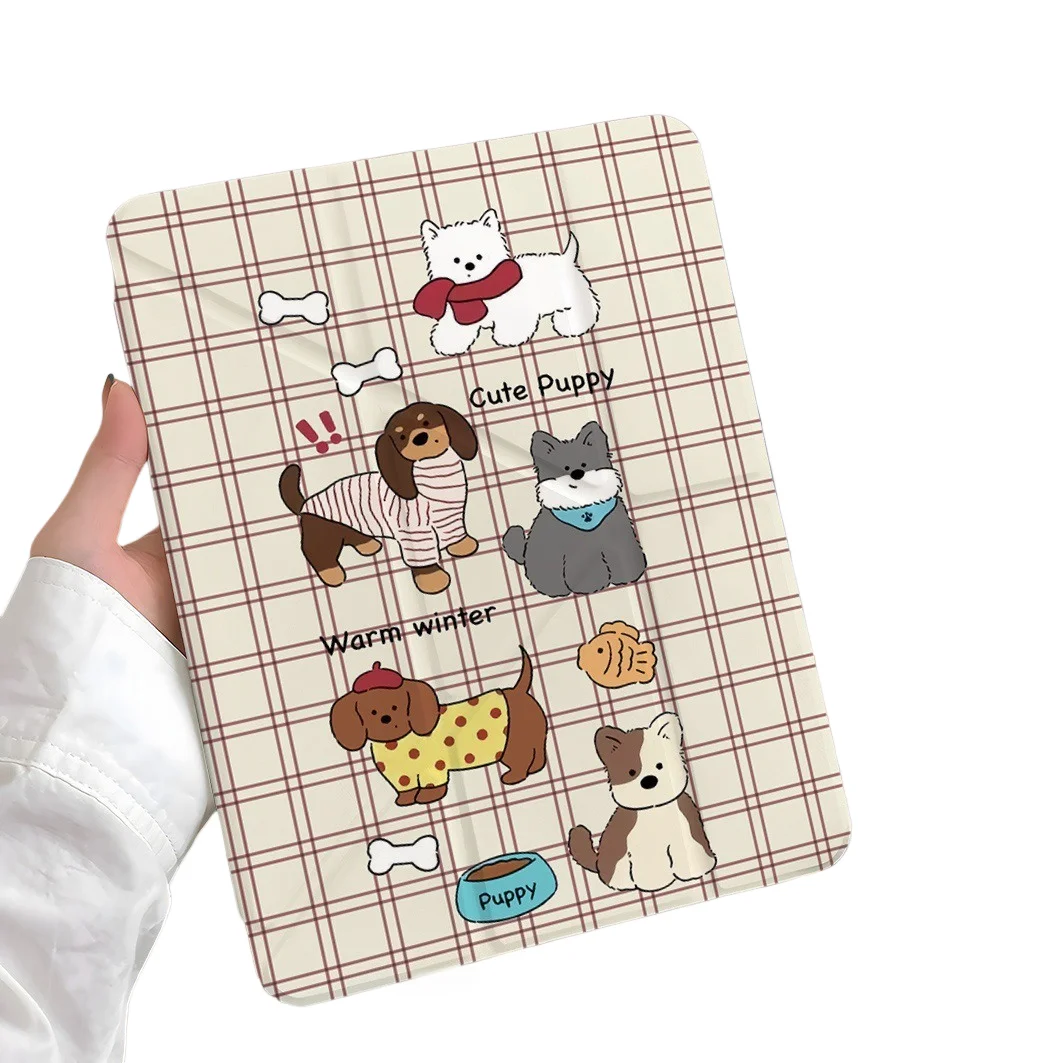 

Чехол для планшета с слотом для щенка для Mini7 6, iPad Pro 2024 2022 2021 2020 2019 2018 2017 11 10 9 8 7 6 5 Air7 6 5 4 3 2 1 Cover