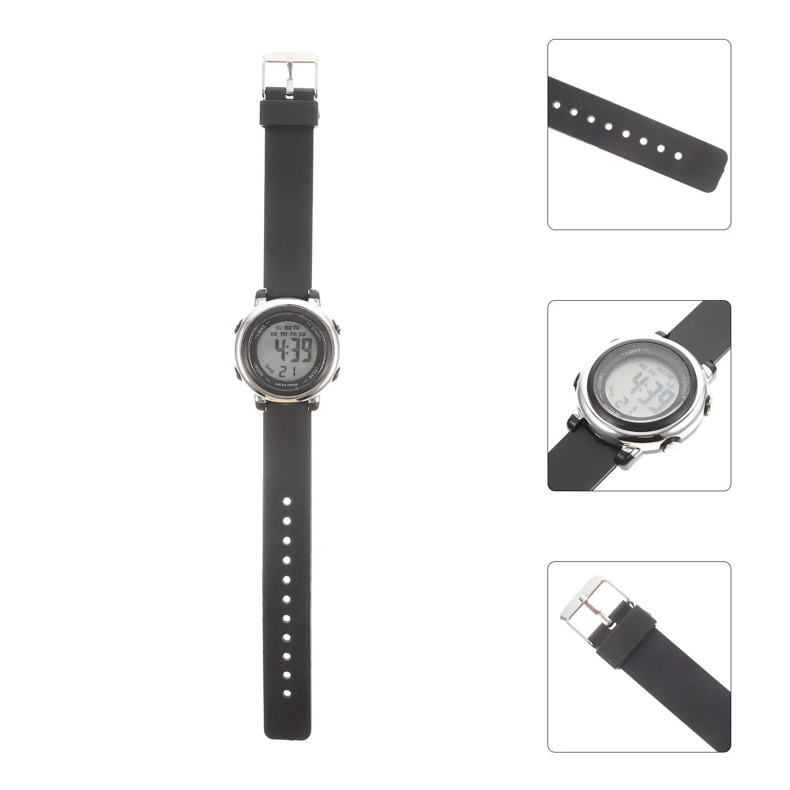 

Kids Digital Waterproof Electronic Alarm Night Light Watch Comfortable Adjustable Wristwatch Birthday Gift for Boys Girls