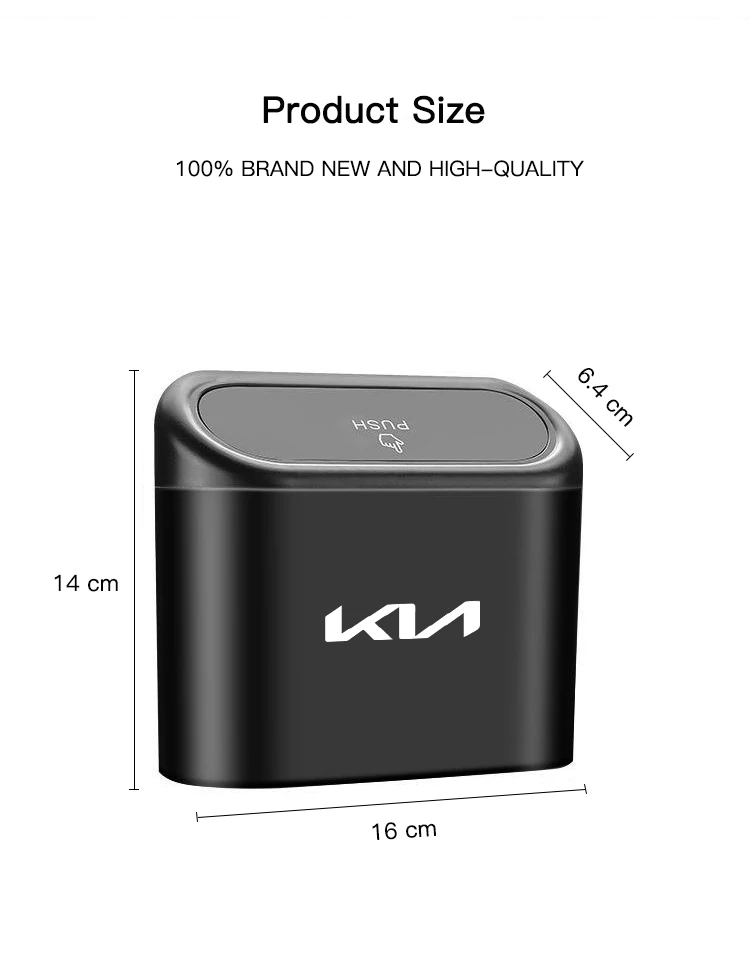 صندوق قمامة السيارة الداخلي صندوق تخزين متنوع لكيا كرنفال نيرو EV9 K8 Forte سيراتو سبورتاج راي EV Telluride Seltos RIO