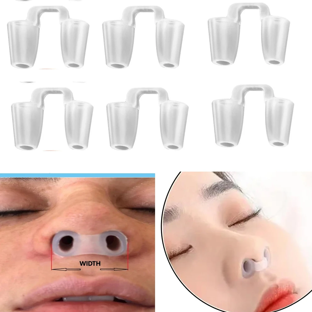 

Силиконовый послеоперационный зажим для ноздрей для ринопластики, фиксатор для коррекции кривого носа, зажим для носа из силикагеля для формирования