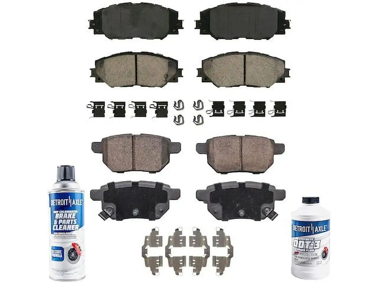 

Комплект тормозных колодок — совместим с Toyota Corolla 2009–2019 2010 2011 2012 2013 2014 2015 2016 2017 2018