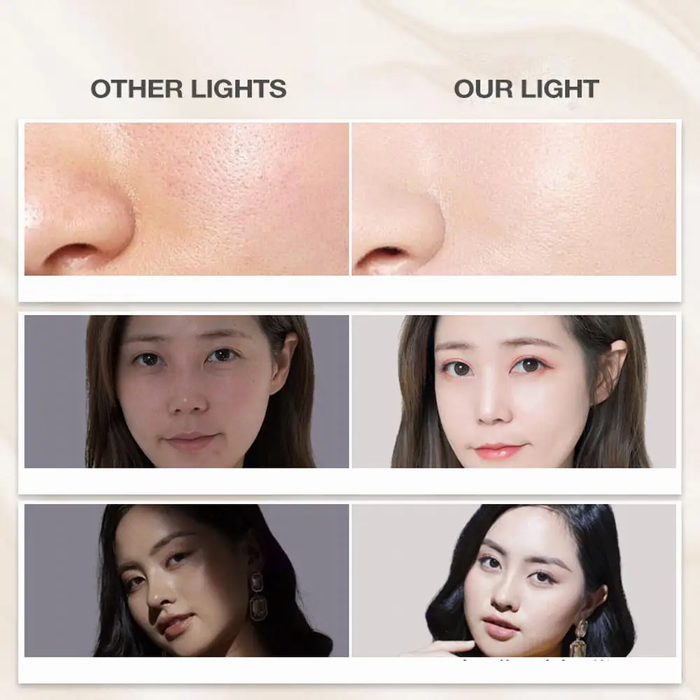 10 Cal światła Led z pełnym ekranem i oświetleniem biurkowym do oświetlenie fotograficzne do studia fotograficznego na żywo