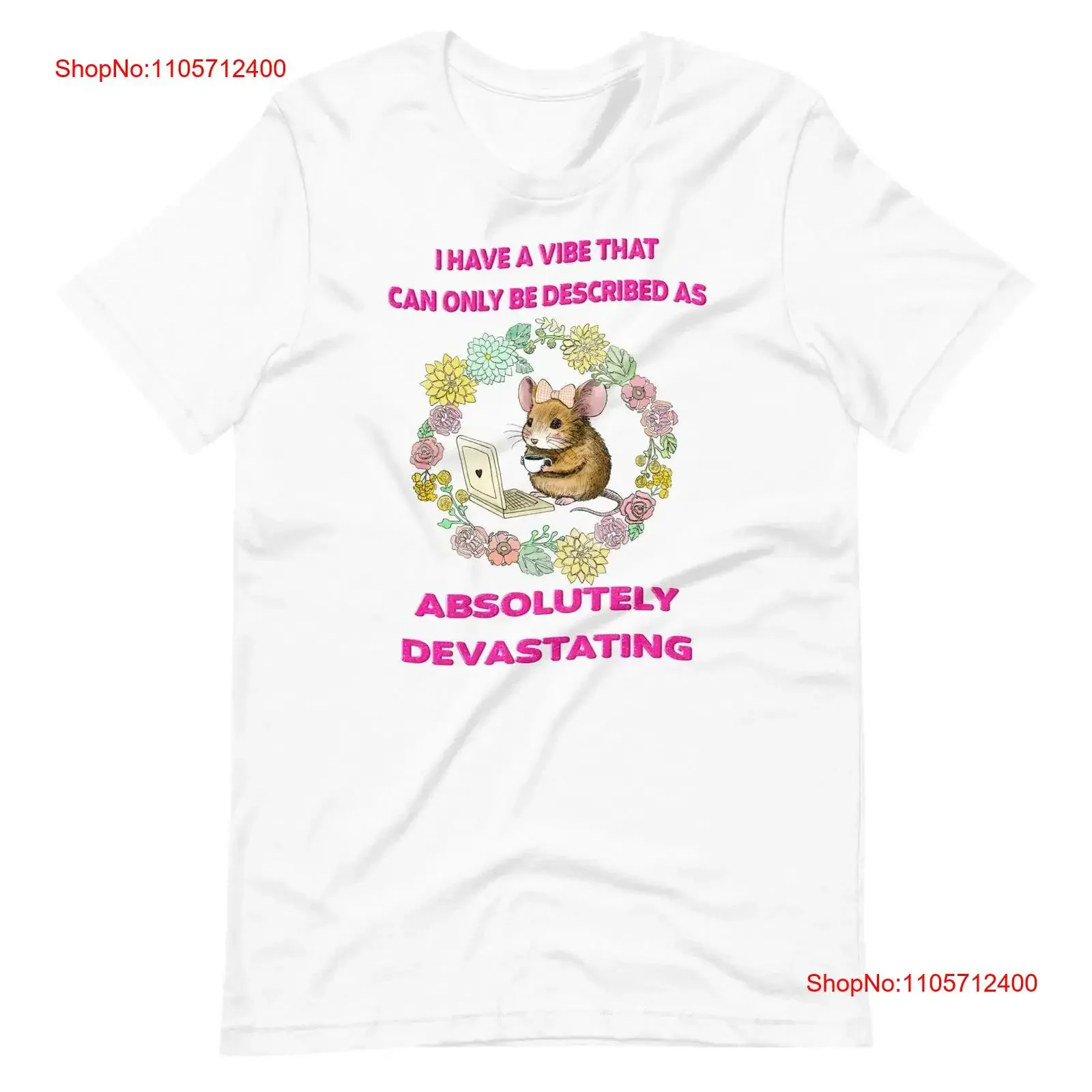 Devastating Vibe T Shirt vintage Washed Versatile Unisex Slightly Stylish Breathable designer clothes streetwear Soft