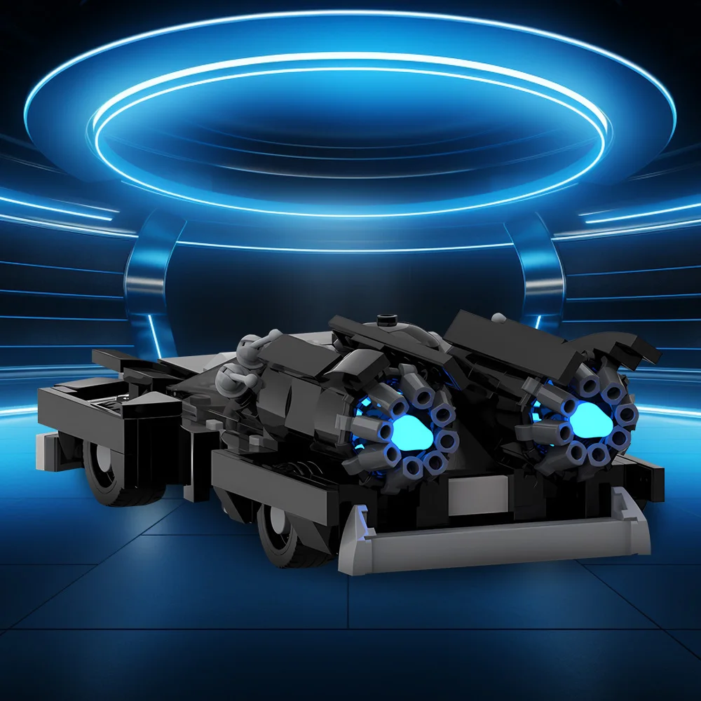 MOC シティレーシングクラウンズビクトリアビルディングブロックモデルロケットモード 8 スタッドワイドレンガ組み立ておもちゃ子供のためのギフト