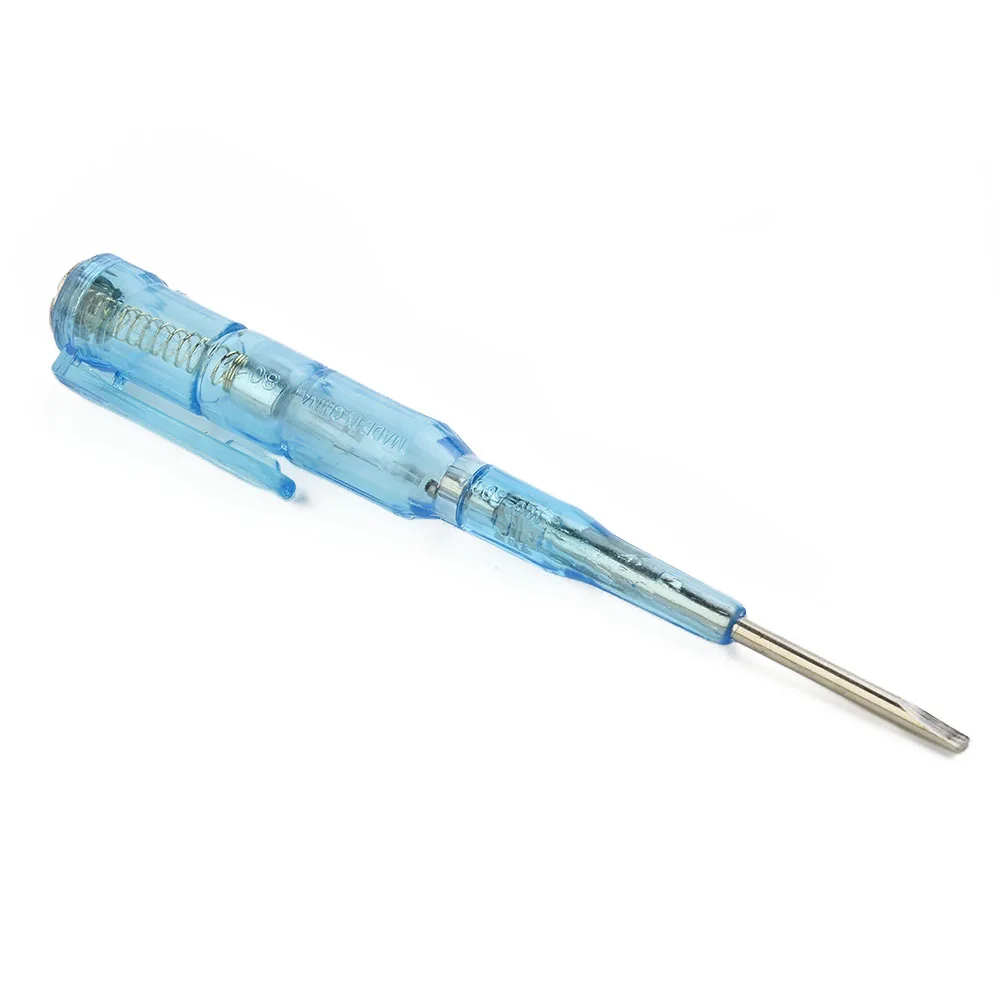 Electric Tester Test Pen Portable Flat Screwdrive Electric Tool Voltage Tester Electric Alert Tester Volt Test Pen Handle Tools