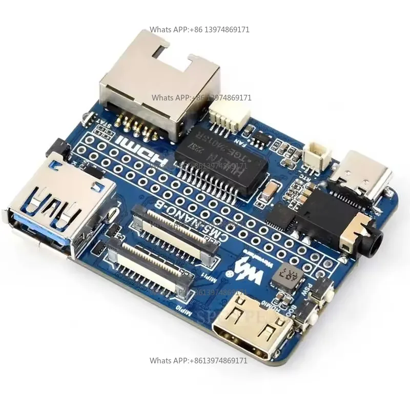 CM5 Mini Base IO Board NANO B Development For Compute Module 5 Waveshare CM5-NANO-B