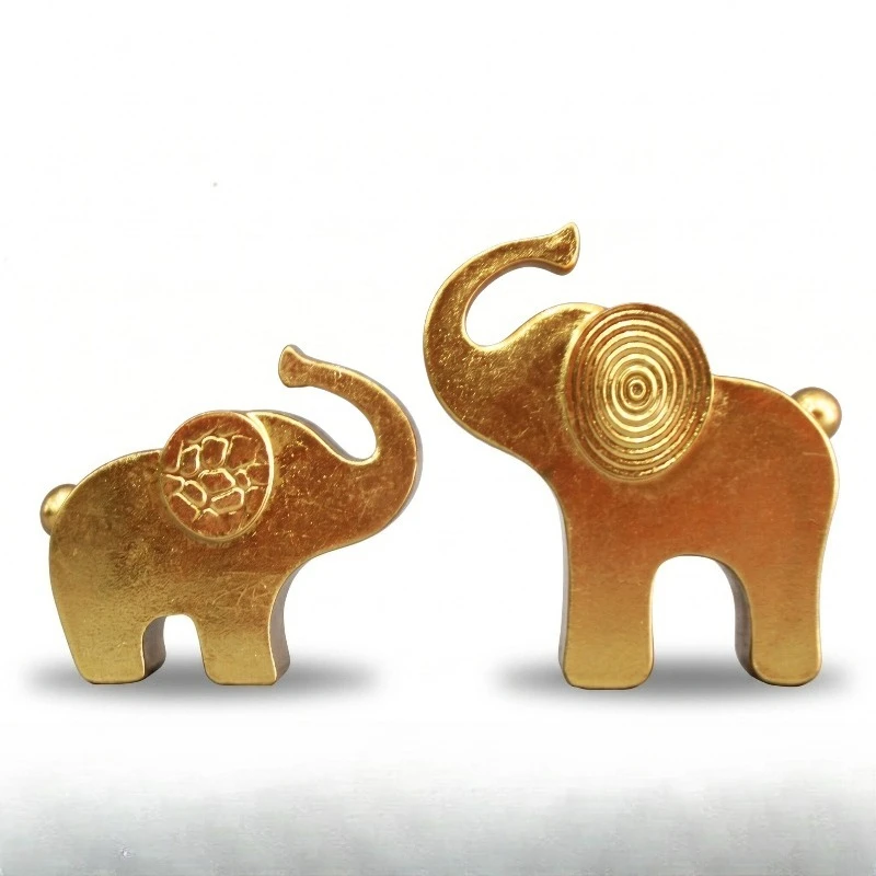 Medieval Nordic abstract art elephant ornament, living room porch TV cabinet study decoration high-end niche