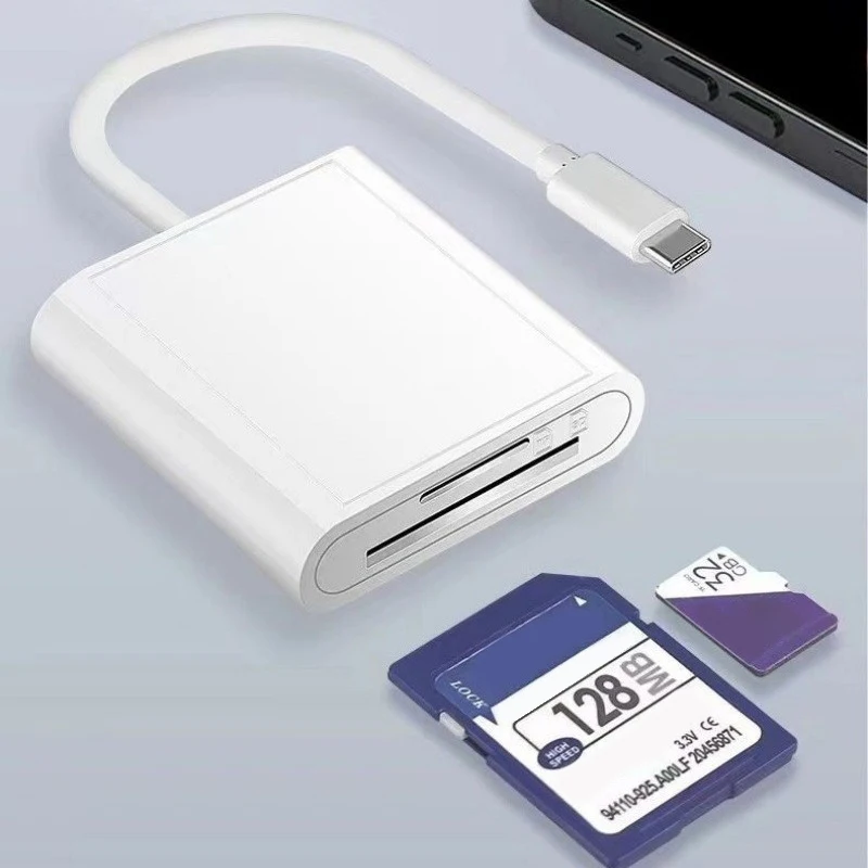 

Type-c Mobile Phone Adapter TF+SD Two-in-one Docking Station Is Widely Compatible With Card Reader Data Cables