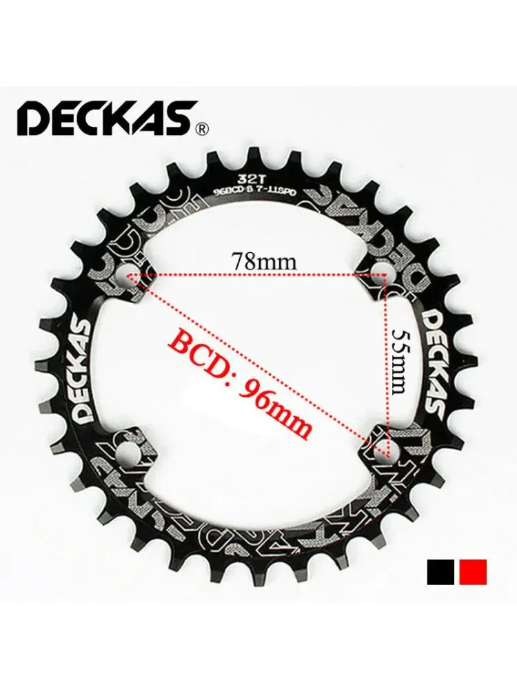 AliExpress NONE DECKAS 96BCD 40T 42T 44T 46T 48T 50T Asymmetric Round Bike Chainring MTB Crown Bicycle Crankset Fit M6000 M7000 M4100 M5100
