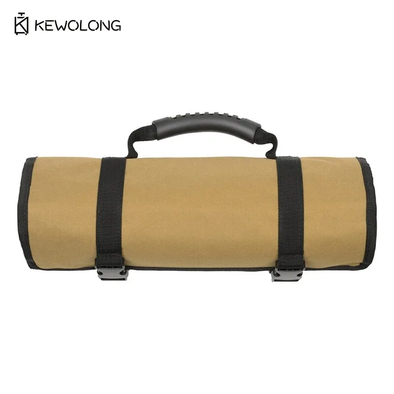 Organizer in tela resistente e impermeabile con ganci per appendere, custodia per parti portatile per elettricisti e meccanici