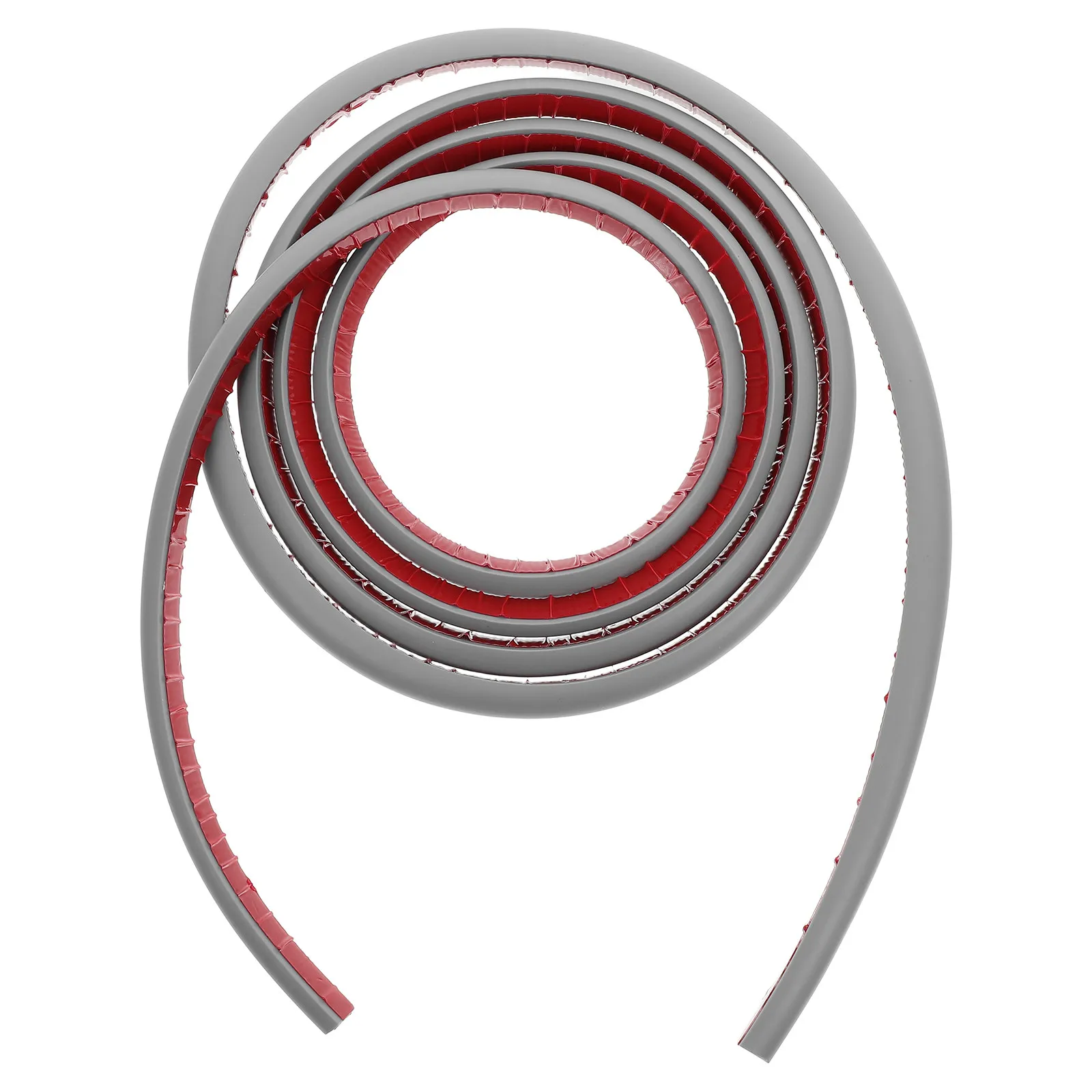 

Flexible Self Adhesive Quarter Round Trim Molding PVC Edge Trim Floor Stairs Corners Bathtub Peel Stick Bendable Protection