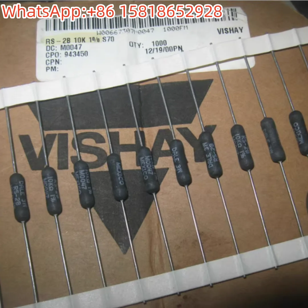 

10 шт. 10K3W DALE 10K 3W 10K 1% резистор VISHAY RS-2B 4,5X15 мм
