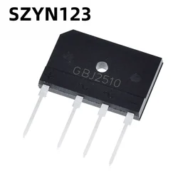 10PCS 25A 1000V diode bridge rectifier gbj2510 ZIP In Stock