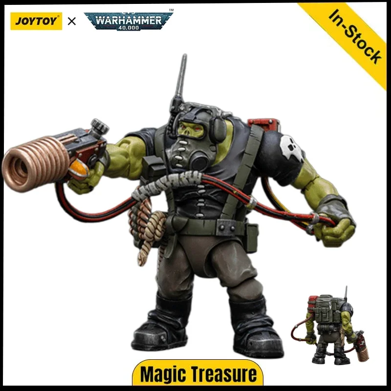 

JOYTOY Genuine Original Warhammer 40000 Ork Barbarian Special Forces Communication Boy Wazuk Military Model Toy Gift Collection