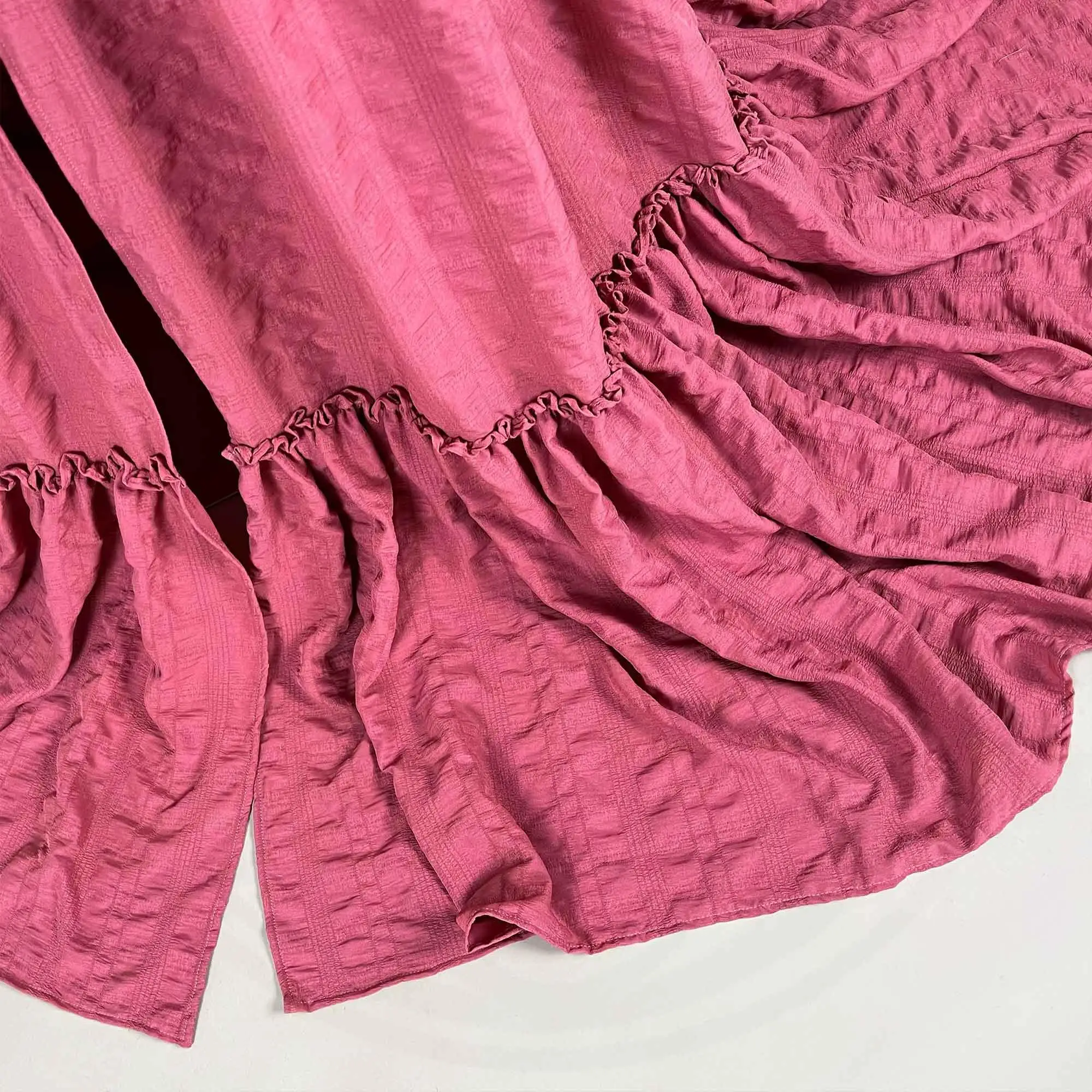 Don&Judy Maternity Wedding Gown Sexy Split Long Sleeve for Pregnant Women Formal Occasions Parties