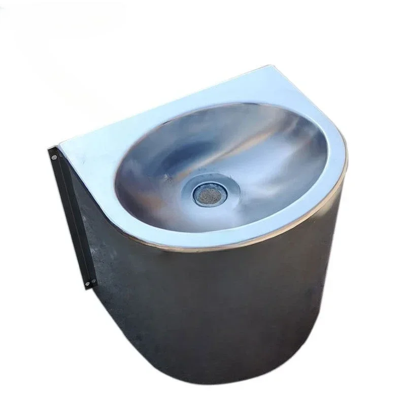 Stainless steel oval basin 304 stainless steel corner basin wash basin real material