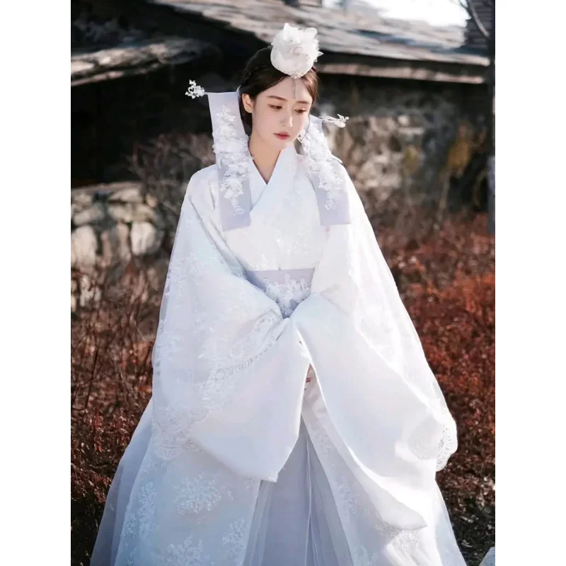 ملابس الهانبوك النسائية الزي التقليدي فستان كوري حديث محسن المحكمة الكورية فساتين الرقص الوطني الهانبوك هانوبوك