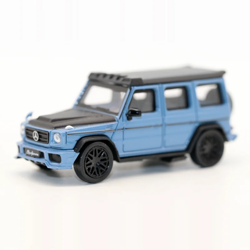 دييكاست PARA64 1/64 مقياس LBWK AMG Penci G 63 SUV جسم عريض تعديل سبيكة سيارة نموذج تحصيل لعبة هدية تذكارية العرض