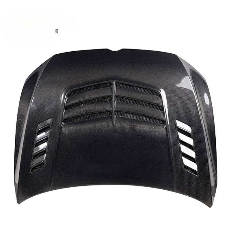 V Style Carbon Fiber Engine Hood Fit MK7 Mod Part