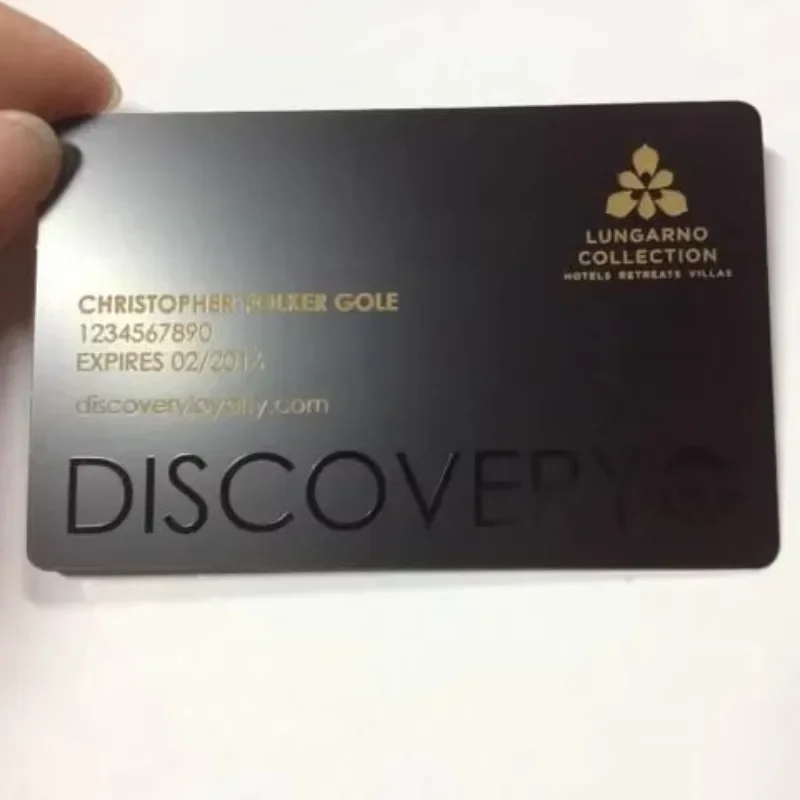 

Standard Credit Card Size Metal Magnetic Stripe Card