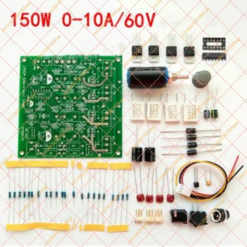 DIY Adjustable Constant Current Electronic Load Kit - 150W 10A Battery Discharge & Capacity Tester