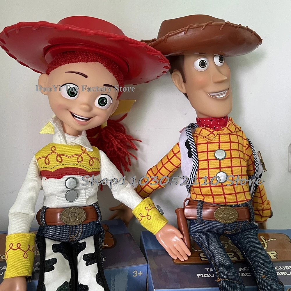 لعبة قصة 4 تالاندي وودي جيسي Actionfigur Sjungande Mjuk Somt Animefigur Dekoration Foddelsedagsmodell Presentleksaker هدية لطيفة