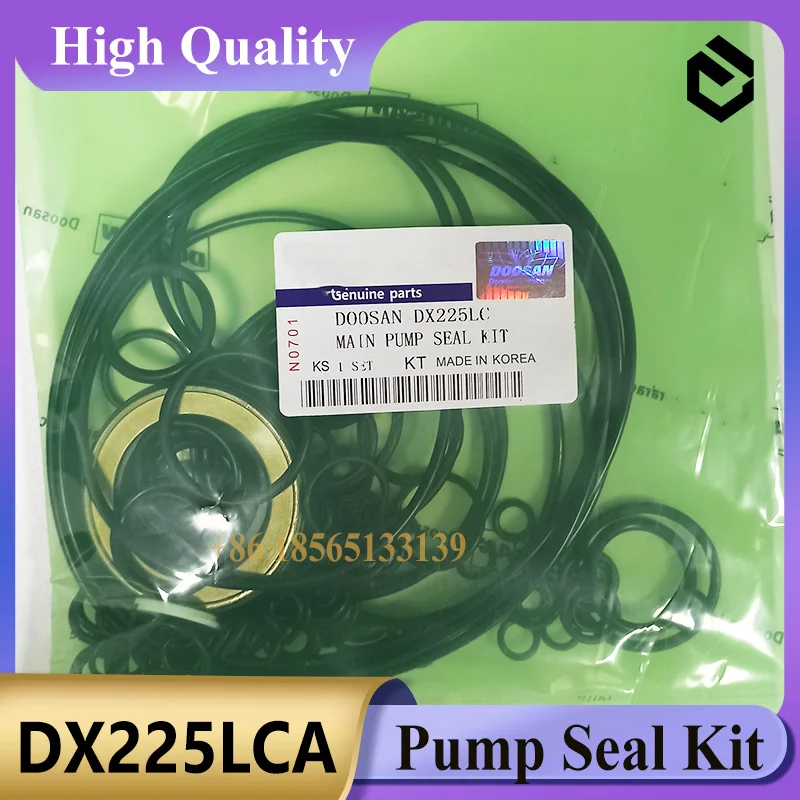 

DX225 DX225LCA Hydraulic Pump Seal Kit Excavator Repair Seal Kit Oil Seal Kit for Doosan Daweeo DX225LCA Excavator Parts