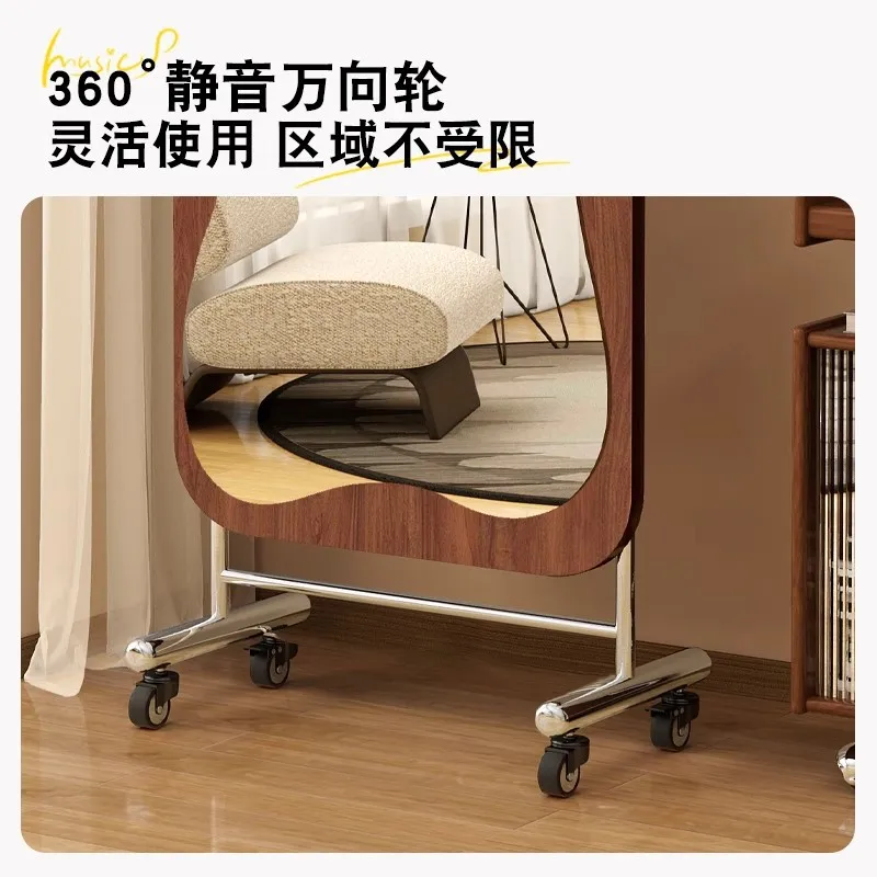 Stainless steel pulley full-body mirror floor-to-ceiling medieval full-length mirror