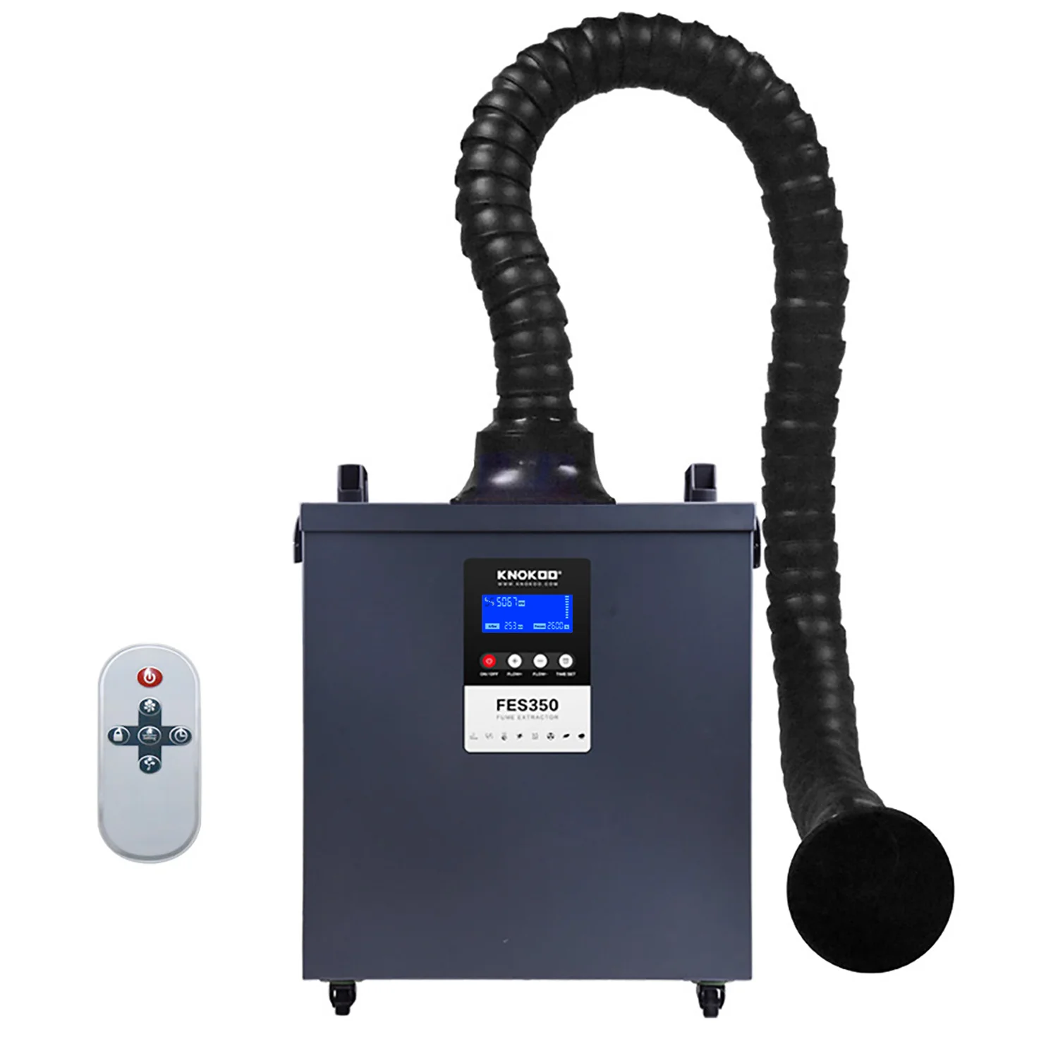 FES350 Mobile    Fume Extractor for    Engraving Cutting Welding, DTF Printing, Dealing with Smoke Dust Smell