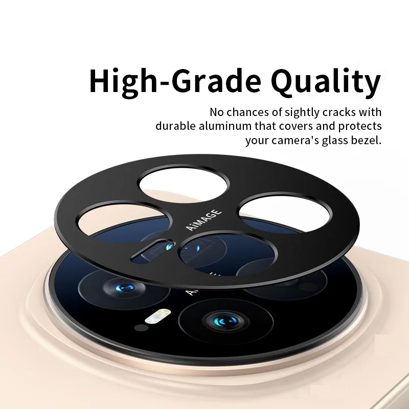 Camera Bezel for Honor Magic 8 Pro Anti Scratch Metal Frame Cover Hollow Film Super Slim Lens Protector Cap Sticker