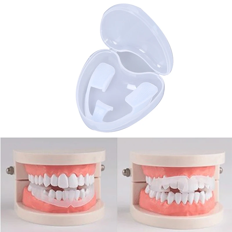 Molar Cover Tooth Guard Tooth Cover Anti Molars Dental Mouth Guard Prevent Night Teeth Grinding Bruxism Splint Braces With Box